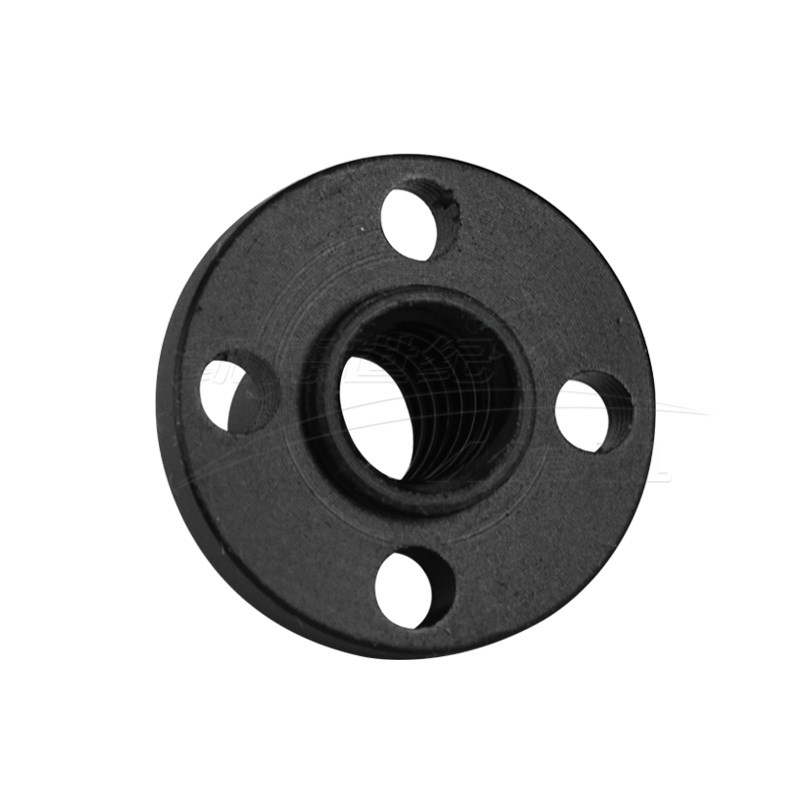 T8丝杆黄铜 法兰 梯形POM静音塑料螺母 导程248z轴 3D打印机配件