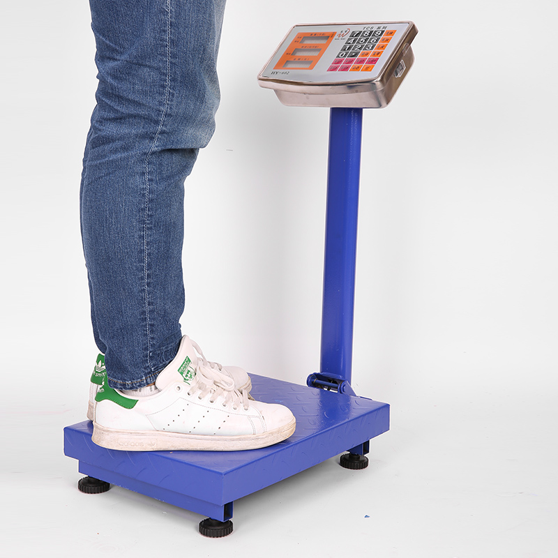 万宝100kg电子台秤商用300公斤快递卖菜称重家用150台式计价磅称