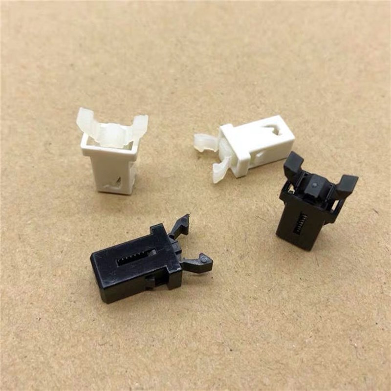 垃圾桶开关锁扣按压式配件卡扣面板弹簧自锁可乐垃圾桶备用开关