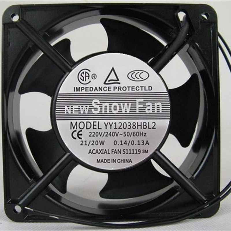 原装SNOWFAN YY12038HBL2 AC 220V 12CM 12038机柜风扇 交流风扇