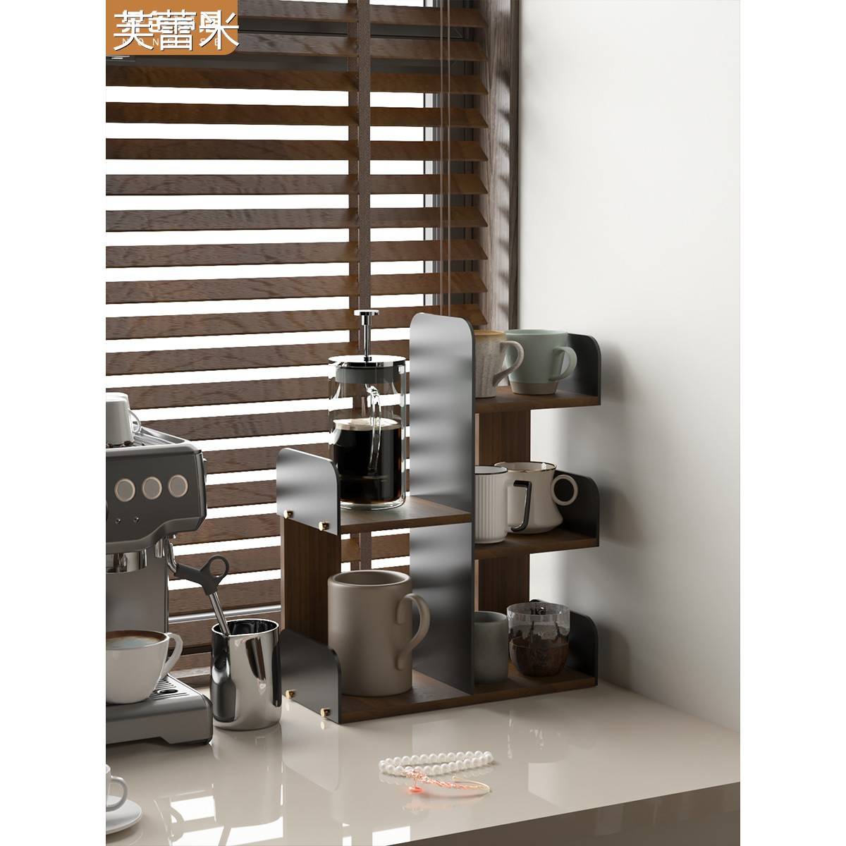 芙蕾米咖啡周边收纳好物台面滤杯收纳架杯架子配套器具家用咖啡杯置物架床笠拉车
