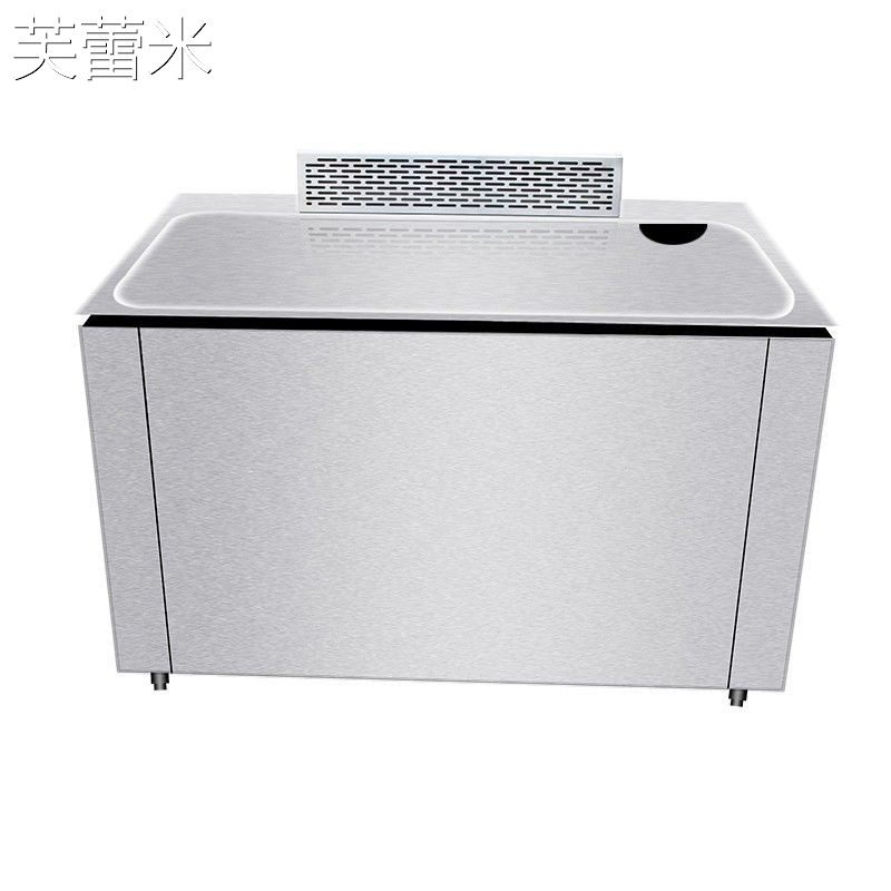 芙蕾米日式铁板烧设备商用牛排电扒炉燃气铁板烧定制自排烟烤冷面炒饭机床笠拉车