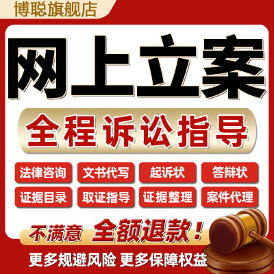 律师法律咨询服务代网上立案写起诉答辩状上诉讼书指导接办案代理