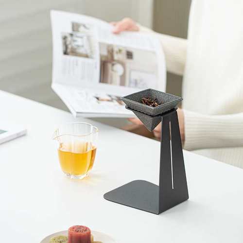 四方来财微孔过滤套组创意茶道无孔茶漏咖啡过滤杯茶水分离器