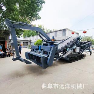 履带移动式矿用皮带扒料机煤块沙子装车传送带颗粒沙子装车传送带