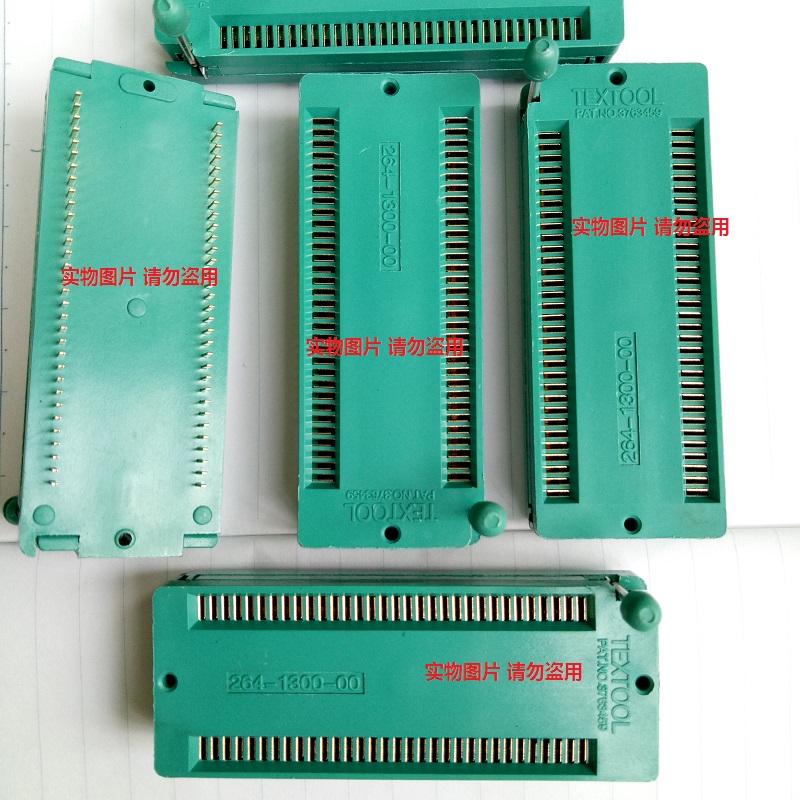 现货 1.778mm 64P锁紧座  测试座编程座 IC座 264-1300-00