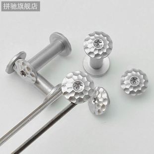 DIY刀具制作螺丝钉 刀柄对锁扣铆钉 折叠刀主轴梅花头刀柄螺丝钉