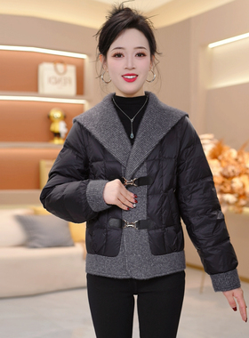 洋气百搭时尚保暖加厚显瘦羽绒服新款宽松2025年秋冬【SJYH3629】