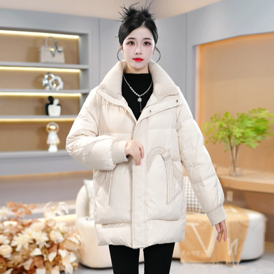 宽松保暖加厚显瘦中长2025年秋冬新款时尚洋气羽绒服【SJYF5316】