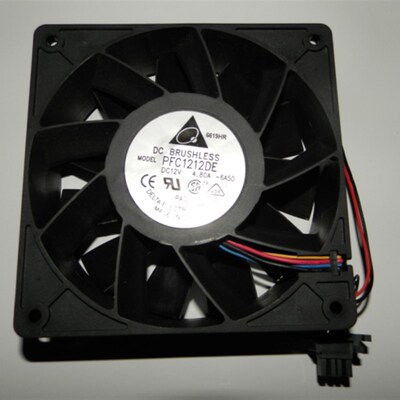 原装 台达 PFC1212DE 12038 12cm厘米 12V 4.8A 超级暴力增压风扇