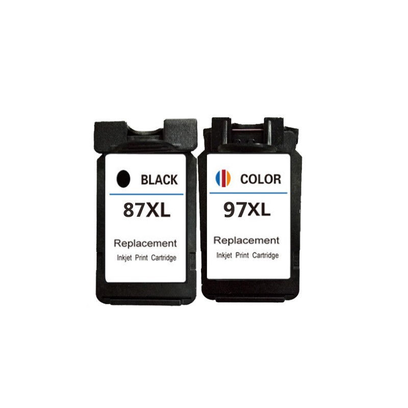 适用佳能PG-87黑色墨盒CL-97彩色 佳能E568 E560打印机墨盒易加墨