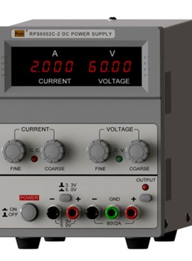 美瑞克RPS6002C-2 60V 2A 4位毫安数显直流稳压可调电源