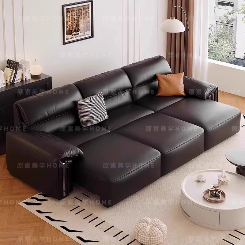 广东佛山实力工厂真皮电动沙发