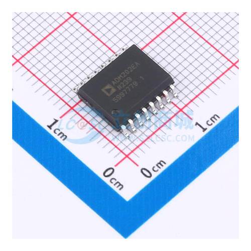 原装全新 RS232芯片 ADM202EARWZ-REEL SOIC-16-300mil 收发器