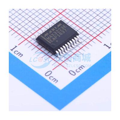 RS232芯片 MAX3223EEAP+T SSOP-20-208mil 收发器