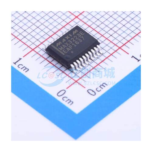 RS232芯片 MAX3223EEAP+T SSOP-20-208mil 收发器
