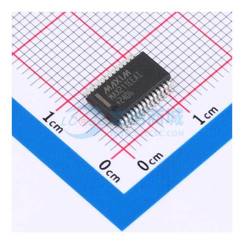 RS232芯片 MAX211EEAI+T SSOP-28-208mil 收发器