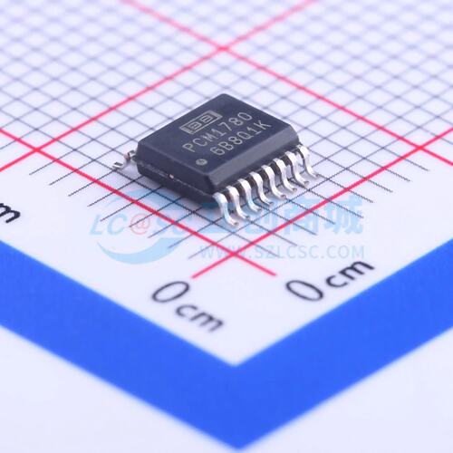 ADC/DAC-专用型 PCM1780DBQR SSOP-16-150mil I2S 原装配单