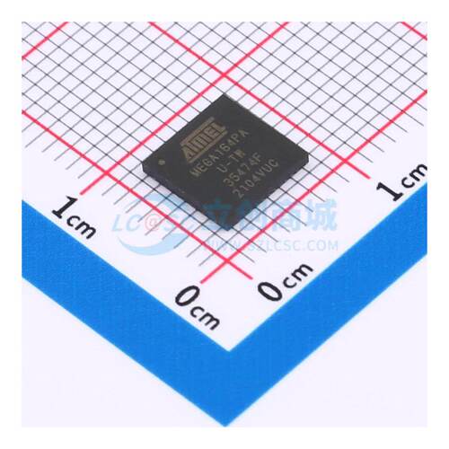 单片机芯片 ATMEGA164PA-MU VQFN-44(7x7) 16KB 20MHz
