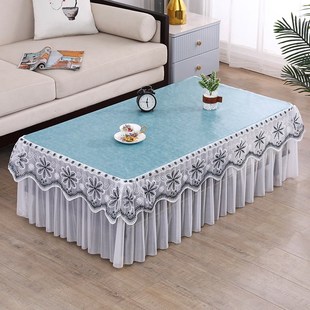 茶几桌布防水防油免洗家用桌垫茶几套罩电炉餐桌布轻奢遮盖布全包