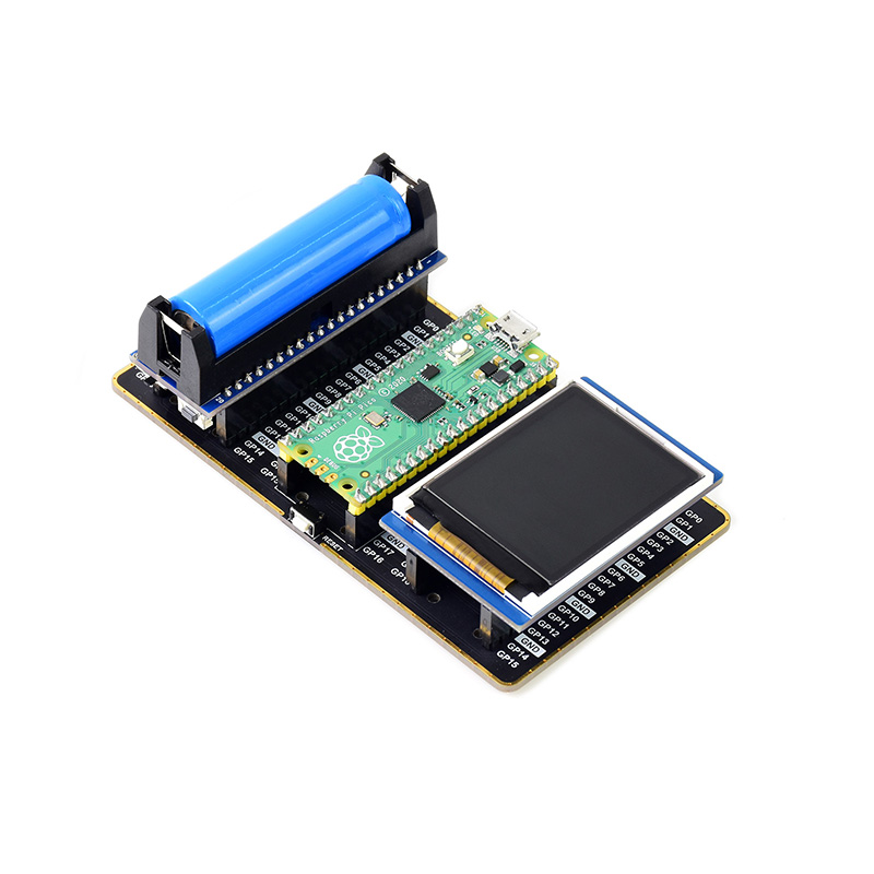 微雪 树莓派Pico 1.8寸65K彩色显示屏扩展板 LCD模块 ST7735S芯片