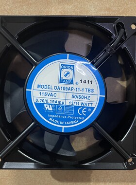 原装现货ORION FANS机柜散热风扇OA109AP-22-1 TB OA109AP-11-1TB