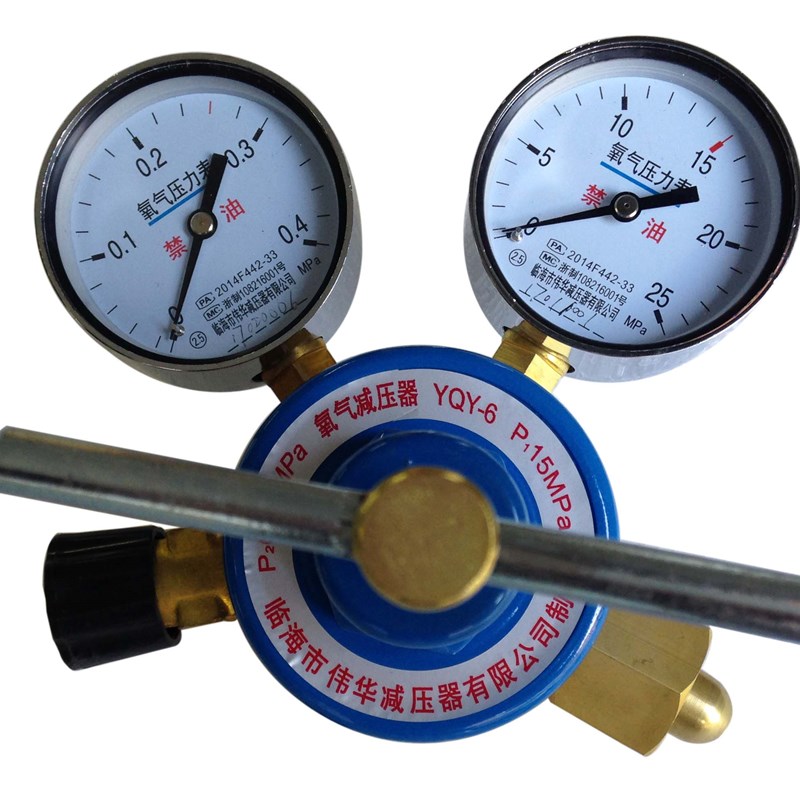 氧气减压器YQY-6型(带微调装置)实验室用减压器精密减压器压力表