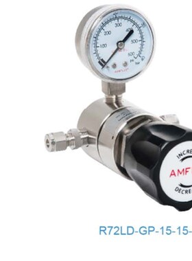 AMFLO敦阳R72低压背压阀  316L 不锈钢背压阀 实验室气路安装阀门