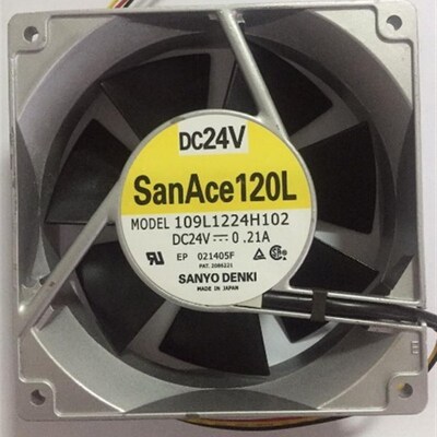 109L1224H102 三洋 SanAce120L 12cm 12038 24V 0.21A双滚珠风扇