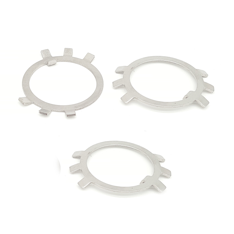 M76平垫GB858国标不锈钢锁紧垫圈片圆螺母防锈防腐六齿厂家直销