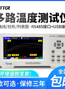 IVTTCR艾威NF4008多路温度测试仪16通道巡检仪温度记录仪24路32路