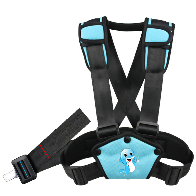 简易儿童座椅汽车用安全带宝宝车载便携式小孩可R躺充气床睡觉神