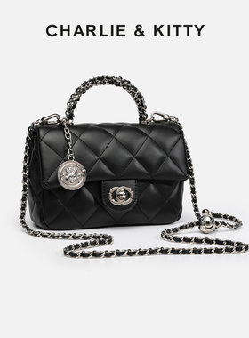 【赵露思同款】CHARLIE&KITTY轻奢小众高级感包包2025新款菱格包