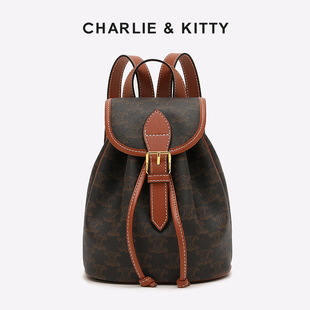 【赵露思同款】CHARLIE&KITTY轻奢小众高级感包包2025新款双肩包