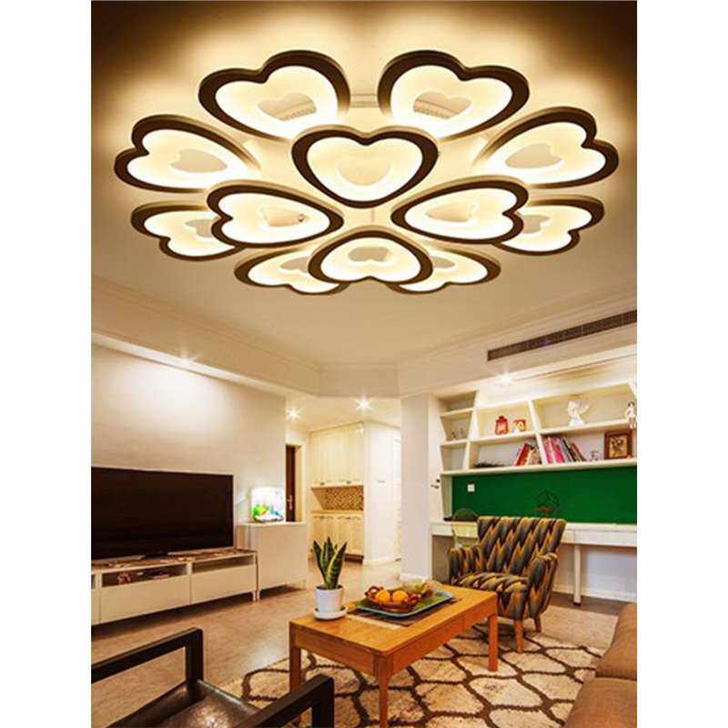 客厅灯简约大气led吸顶灯2024新款大厅灯饰全光谱主灯卧室灯具