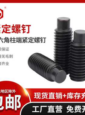 DIN915 M8M10M12 45H级凸端无头螺丝紧定螺钉机米基米止付螺钉
