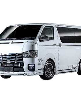 适用丰田海狮2005-2018 改装ROWEN套件 不带机盖 侧裙前后杠尾翼