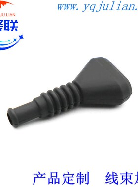 493581-1 螺纹直套 橡胶堵头仿断套 4P5P防尘软护套 硅胶件