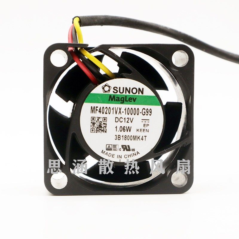 全新SUNON MF40201VX-1000C-A99/G99 4020 12V 1.06W静音散热风扇