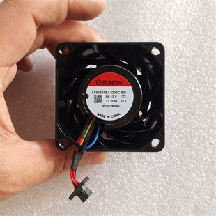 SUNON S9l 6038建准 12V 金属散热风扇6CM XF6038BX 37.20W Q02C