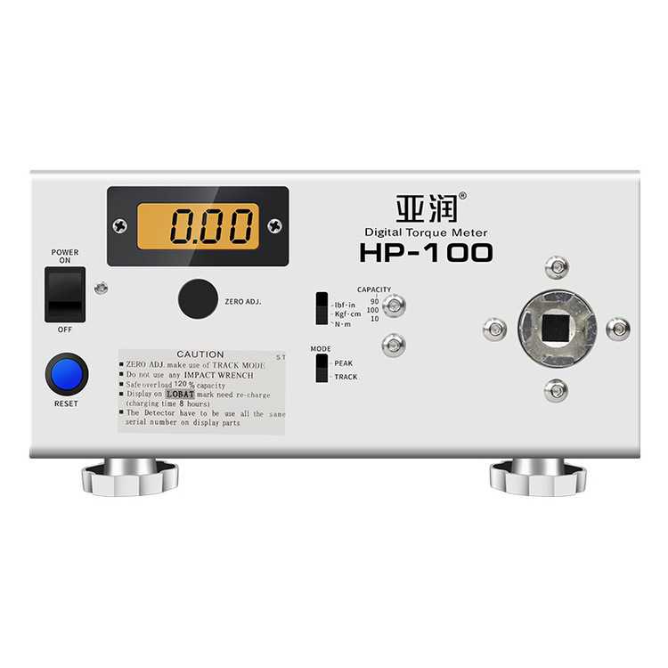 亚润电批扭力测试仪HP-100/50风批电动螺丝刀数显扭力计测量瓶盖