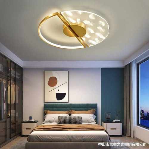 简约吸顶灯奢顶灯现代卧室家用2023天星年灯具灯轻北欧新款满天满