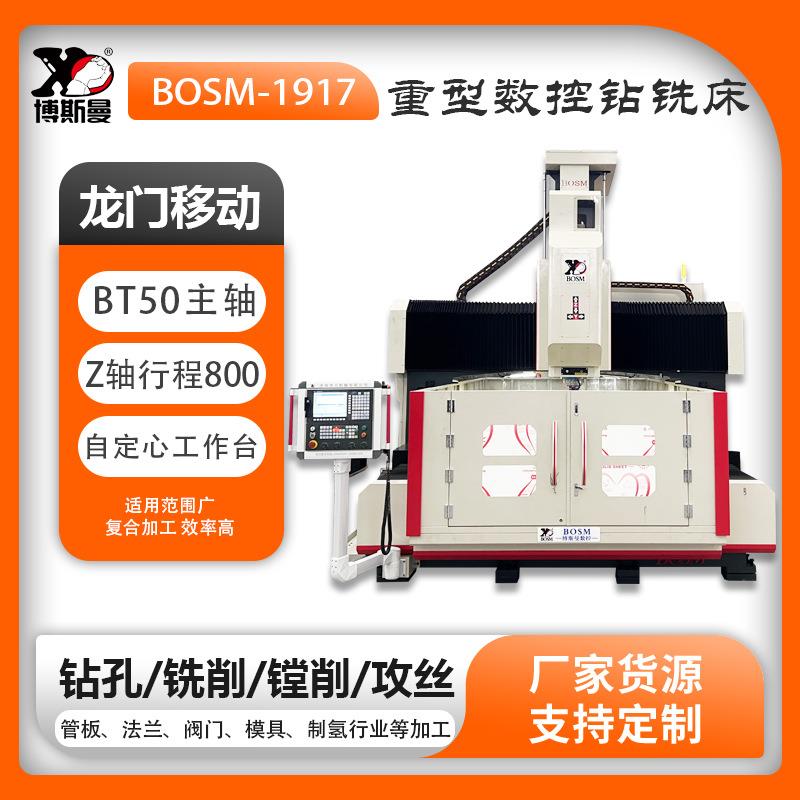 新款重型1917龙门数控钻铣床制氢电解槽乳突板模具钻孔设备