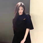 奥莱正品G短袖t恤纯棉女衫2026夏季透气宽松情侣圆领t恤男女同款