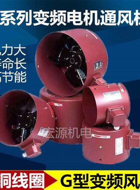 变频电机专用通风机G100/71-G355/冷却调速电机风机G160散热风扇