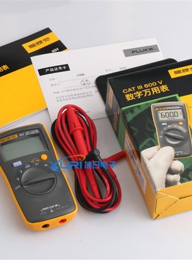 FLUKE福禄克数字万用表15B+福禄克101高精度全自动迷你101万能表