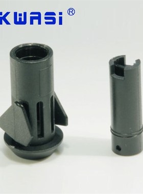 华社 LED公母套 LED灯座LEDM-1A/B系列   黑色飞机套 灯套 1000套