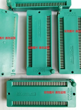 现货 1.778mm 64P锁紧座  测试座编程座 IC座 264-1300-00