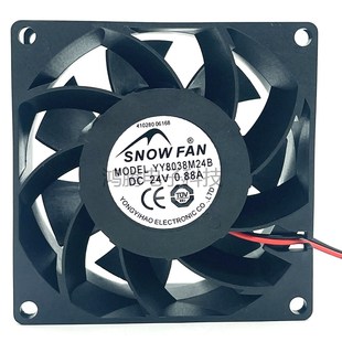 FAN 0.88A YY8038M24B 24V 8038变频器静音大风散热风扇 SNOW