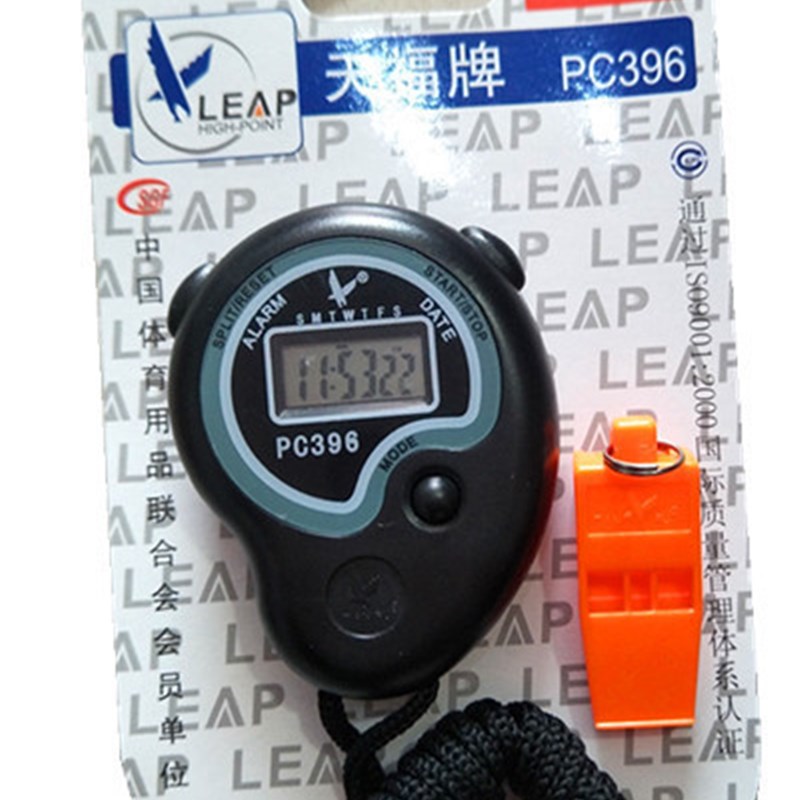 秒表计时器天福PC396裁判学生10道60道田径训练跑步电子表倒计时